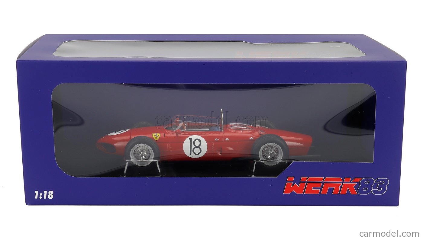 WERK83 W1807904 Scale 1/18 | FERRARI F1 156 SHARKNOSE N 18 FRENCH