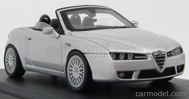Amazon | MINICHAMPS 1/43 Alfa Spider 2006 Silver