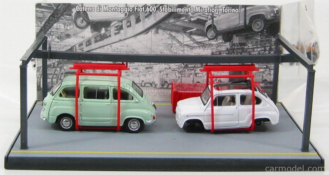 MINIATURE VOITURE AUTO 1:43 diecast Brumm Fiat Abarth 750 Modélisme EUR