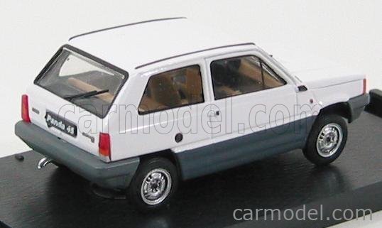 Miniature Fiat Panda 1/43 Brumm 45 Rouge Avec Capote Doppelfaltdach