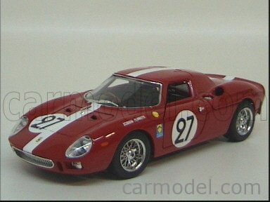 Ferrari 250 LM 1965 #29 Sebring - 1/18 Burago 3333 - Bleu - Miniature Collection