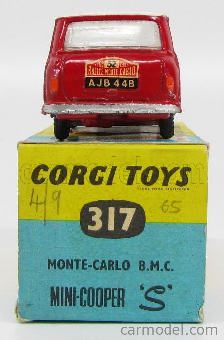 Miniature 1/43 Spark Morris Mini Cooper S #72 - Rally Montecarlo 1965 NEUF