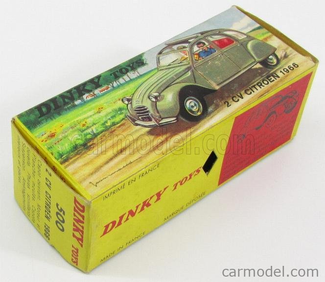 CITROEN 2CV POMPIERS DINKY TOYS 500 1:43 Repeint sans boite de refe