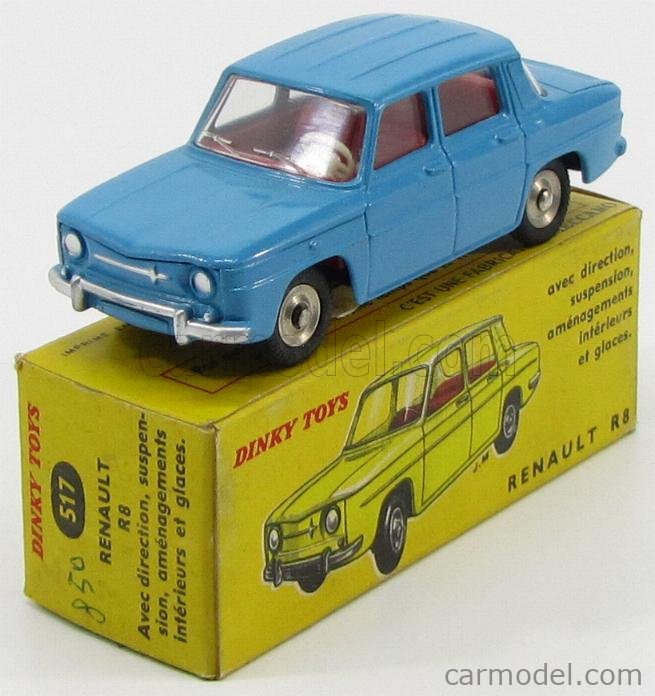 Dinky Toys 517 Par Atlas Editions - Renault R8 Jaune - Miniature De Collection