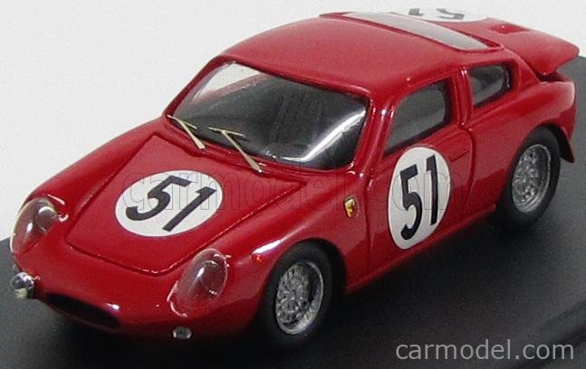 PINKO PI111 Scale 1/43 | ABARTH 700S N 51 LE MANS 1962 RED