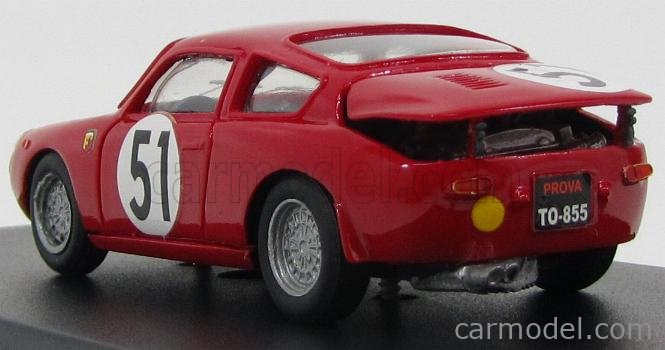 PINKO PI111 Scale 1/43 | ABARTH 700S N 51 LE MANS 1962 RED