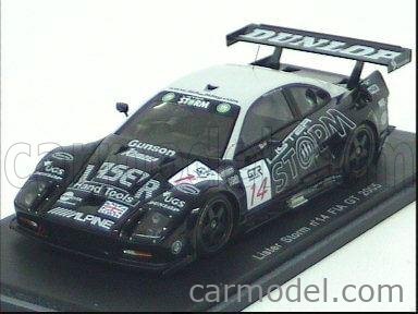 SPARK-MODEL S0632 Scale 1/43 | LISTER STORM N 28 LE MANS 1996 BLACK WHITE