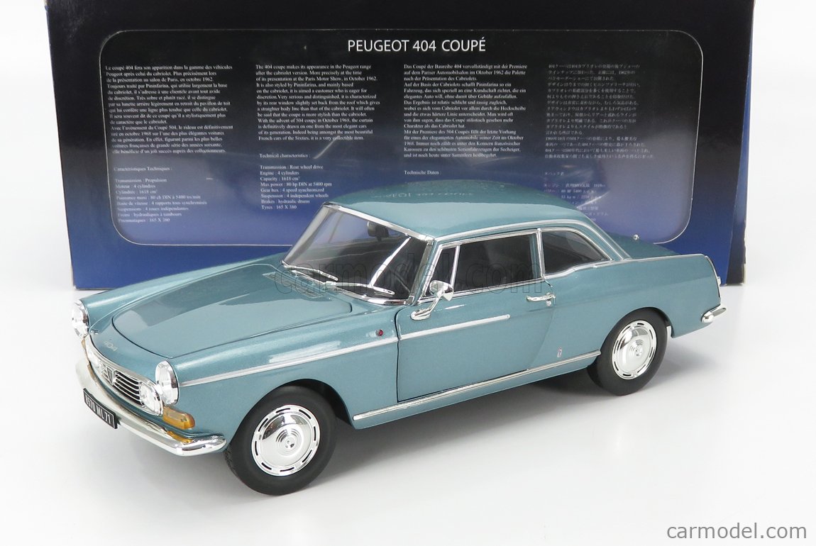 Norev Peugeot 404 Miniature 18 NOREV 184745 Масштаб 1/18 PEUGEOT