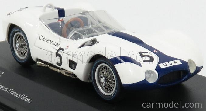 Miniature 1/43 MASERATI Tipo 61 Bircadge N°5 1000 kms Nurburgring 1