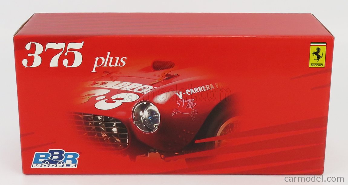 BBR-MODELS BBR180003 Scale 1/18 | FERRARI 375 PLUS 5.0L V12 SPIDER TEAM  SCUDERIA FERRARI N 4 WINNER 24h LE MANS 1954 MAURICE TRINTIGNANT - JOSE  FROILAN GONZALES RED