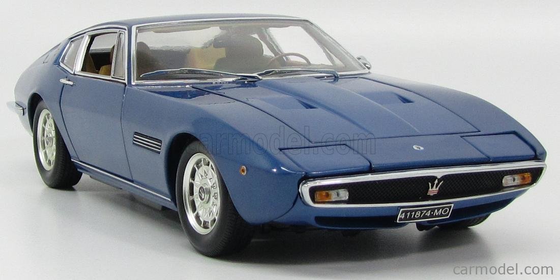 MINICHAMPS 100123320 Scale 1/18 | MASERATI GHIBLI COUPE 1969 BLUE MET