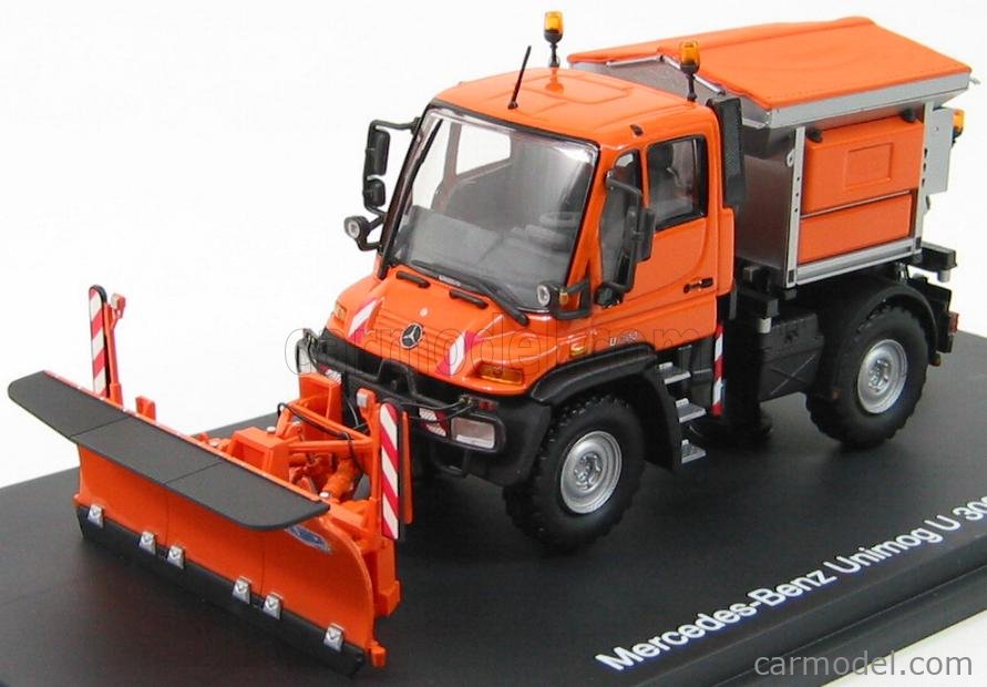 MERCEDES BENZ - UNIMOG U300 TRUCK 4X4 SPAZZANEVE SNOWNPLOUGH