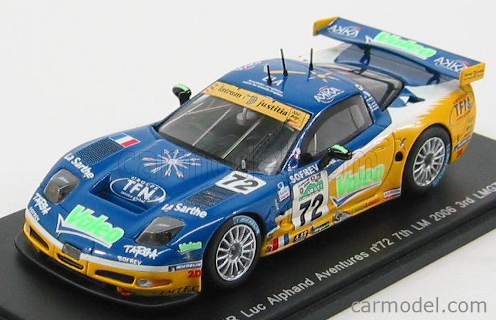 SPARK CHEVROLET CORVETTE ALPHAND 7ème DES 24 HEURES DU MANS N° 72 AU 1/43