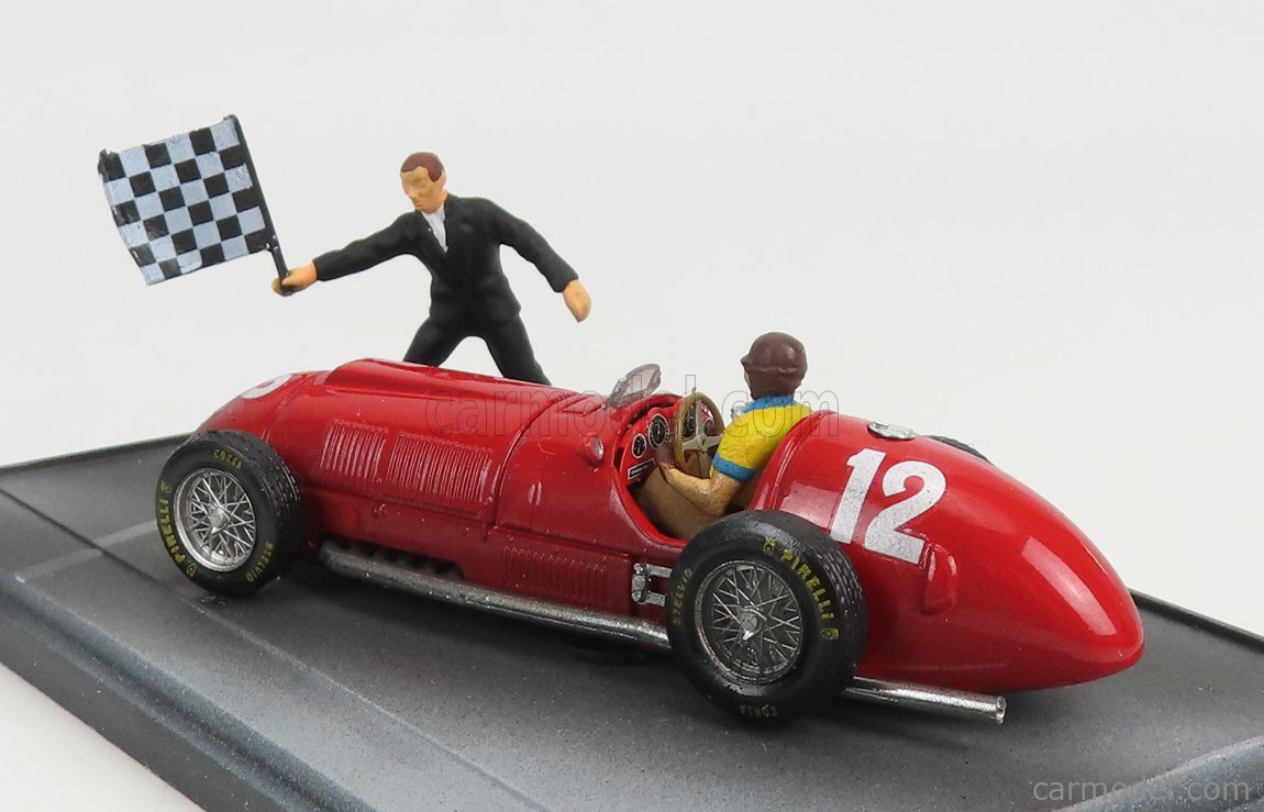 Miniature Ferrari F1 375 N°6 - GP Replicas 1/18 - Jose Gonzalez Spanish GP 1951