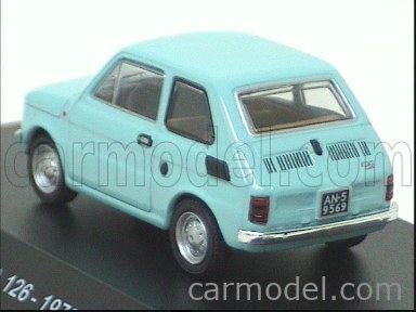 Miniature Starline Fiat 126 1972 Grise - 1/43 Avec Boîte Vitrine