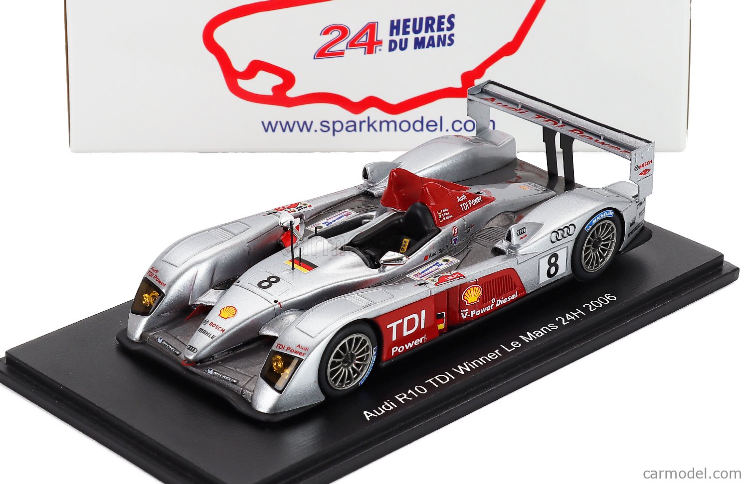 SPARK-MODEL 43LM06 Scale 1/43 | AUDI R10 TDI 5.5L TURBO V12 TEAM