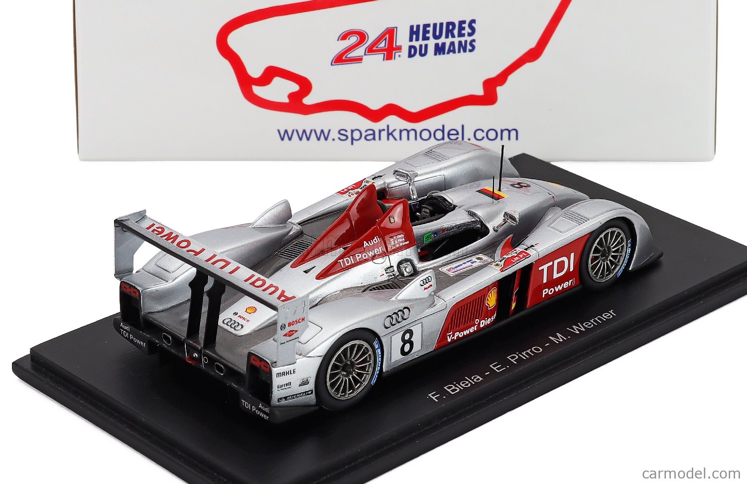 スパーク 1/43 アウディ R10 TDI LM2007 No.1 優勝 SPARK-MODEL 43LM06 Scale 1/43 | AUDI R10 TDI 5.5L TURBO V12 TEAM