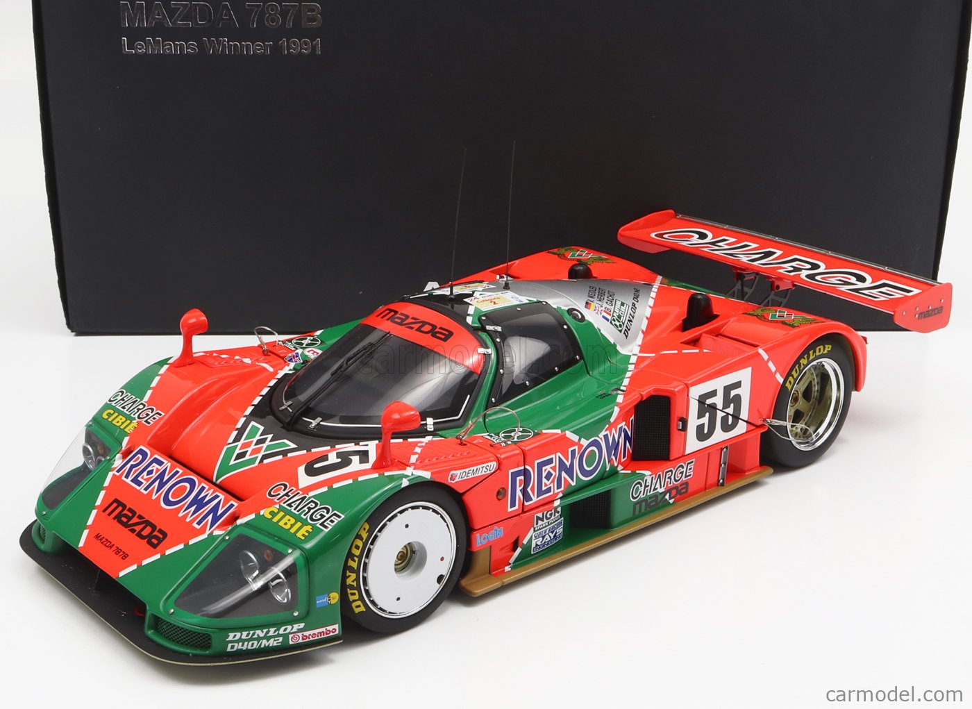 MAZDA - 787B 2.6L TEAM MAZDASPEED CO. LTD. N 55 WINNER 24h LE MANS 1991  B.GACHOT - J.HERBERT - V.WEIDLER