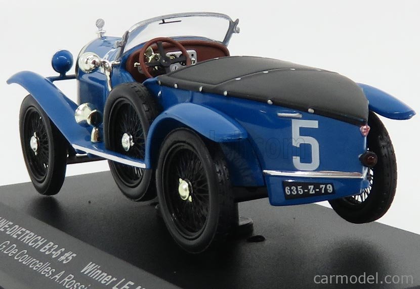 LORRAINE - DIETRICH B 3-6 N 5 WINNER LE MANS 1925 G.DE COURCELLES -  A.ROSSIGNOL