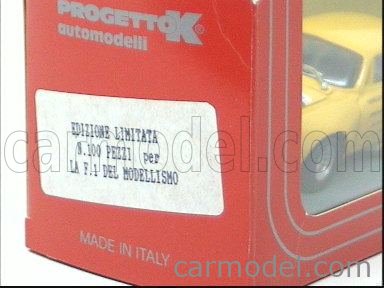 Miniature Progetto K 1/43 Alfa Romeo Giulia Sprint GTA 1967 - Couleur Or - Avec Boîte