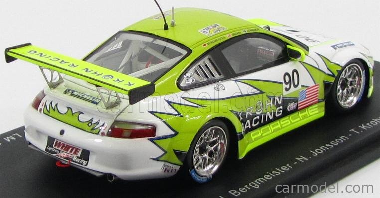 SPARK-MODEL S0973 Scale 1/43 | PORSCHE 911 996 GT3 RSR N 90 WHITE ...