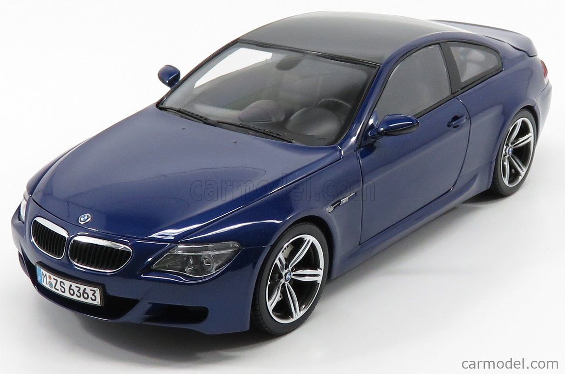 【セール大得価】BMW M6 コンバーチブル 1/18 ミニカー 青 6シリーズ 乗用車