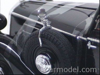 Ricko 32152 – Horch 930V Cabriolet 1939 – Échelle 1/18 – Noire – Occasion (manque Pièces)