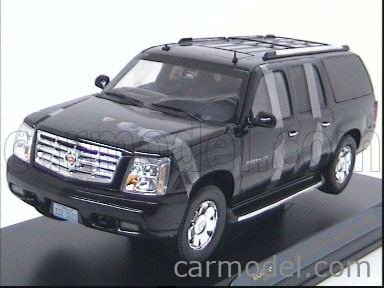 RICKO 32129 Scale 1/18 | CADILLAC ESCALADE ESV 4X4 2003 BLACK