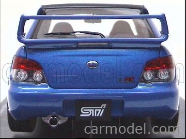 ミニカー AUTOart Subaru Impreza WRX STI 1/18 AUTOart 1:18 Subaru Impreza WRX Type R STi Version in Sonic