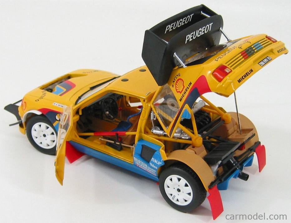 SOLIDO 9063-01 Scale 1/18 | PEUGEOT 205 T16 N 2 RALLY PIKES PEAK