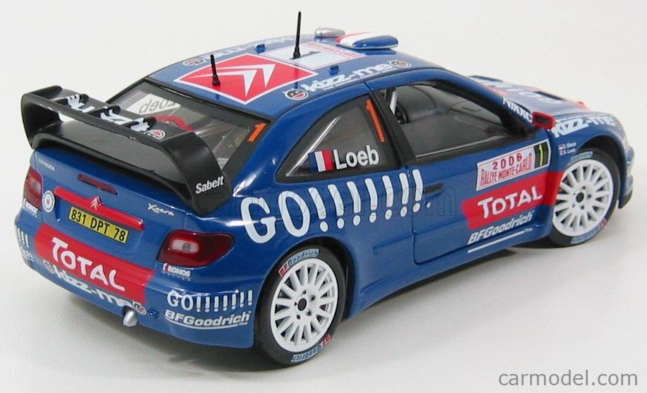 1/18 SOLIDO CITROEN XSARA(X2) WRC 2003 & 2004 DEDICACEES PAR S.LOEB ET D. ELENA 1/18 SOLIDO CITROEN XSARA(X2) WRC 2003 & 2004 DEDICACEES PAR S.LOEB ET D. ELENA
