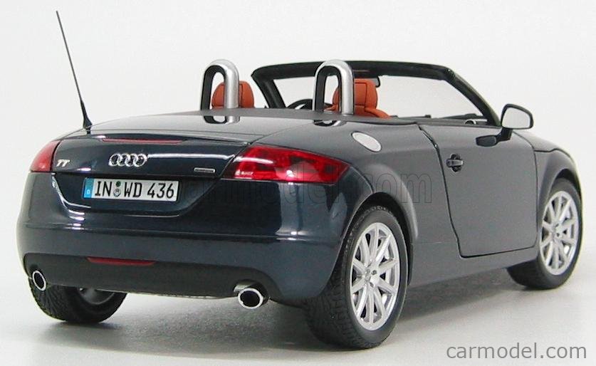 Miniature Audi TT Roadster Bleue 1:43 Par Minichamps - Modèle Promo Collector