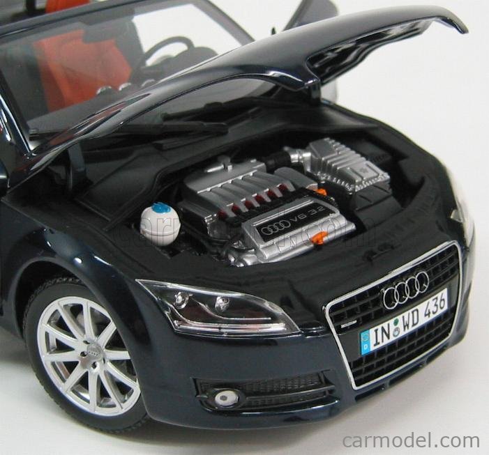 Miniature Minichamps 1/18 Audi TT Roadster Cabriolet 2006 - Bleu Sombre - Réf 100015031