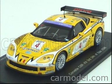 1/43 Chevrolet Corvette C6R #4 24h Spa 2006 Longin Spark S0176