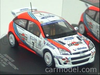 VITESSE SKM99078 Scale 1/43 | FORD ENGLAND FOCUS WRC MARTINI N 7 RALLY ...