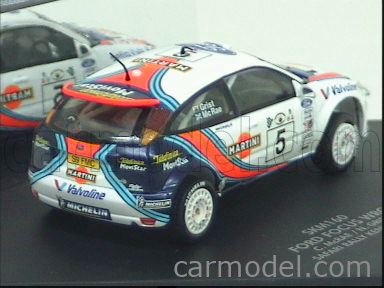 VITESSE SKM160 Scale 1/43 | FORD ENGLAND FOCUS N 5 WRC SAFARI RALLY ...