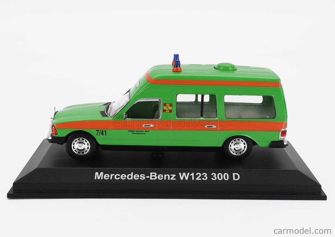 Norev Echelle Mercedes Benz W D Ambulance Asb Green Orange