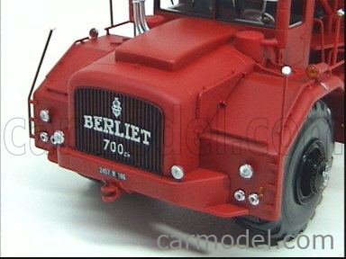 Berliet T100 n°1 1960 Rouge sans ridelles 1/43 - Norev