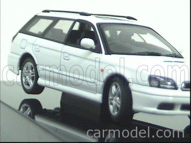 中古品 1/43 SUBARU LEGACY GTB '99 White 1/43 Autoart Subaru Legacy GTB '99 Gold Model Car Rare w/Box