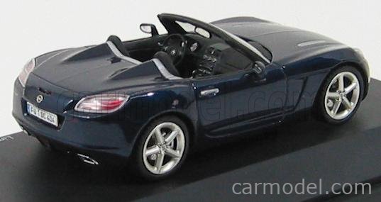 Miniature Schuco 1/43 - Opel GT J Bleue, Très Bon état Avec Boîte