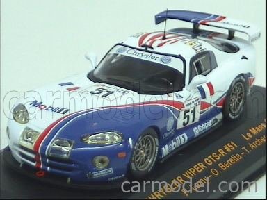 Voiture Chrysler Viper GTS-R 24 Heures du Mans 1998 n°51 Mobil 1 1/43 - Jeux & Jouets