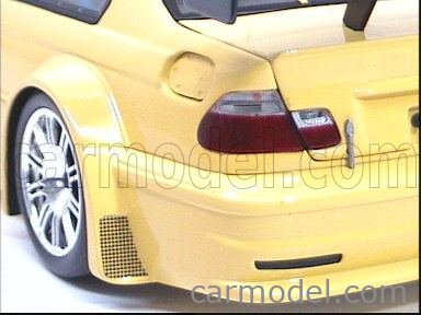 未開封 1/18 BMW M3 GTR Street 2001 yellow Diecast model cars Bmw M3 E46 1/18 Minichamps GTR E46 street