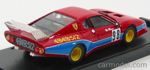 Brumm 1:43 Brumm Ferrari 512Bb Le Mans Monza 1982 Guercino #98 R416 Diecast Miniature 