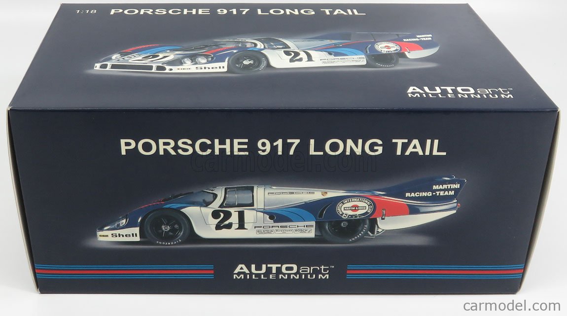 PORSCHE - 917LH 4.9L TEAM MARTINI RACING N 21 24h LE MANS 1971 V.ELFORD -  G.LARROUSSE