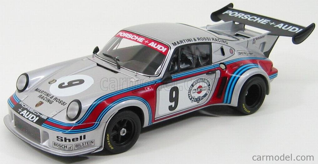 【純正価格】074s/ オートアート 1/18 ポルシェ 911 カレラ RSR ターボ2.1 ワトキンス・グレン 1974 ミニカー ※中古難あり レーシングカー