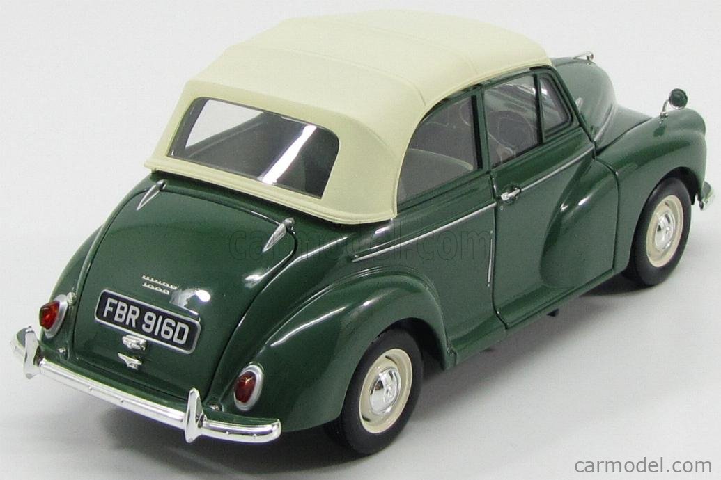 MINICHAMPS 150137031 Scale 1/18 | MORRIS MINOR CABRIOLET RHD 1958 GREEN