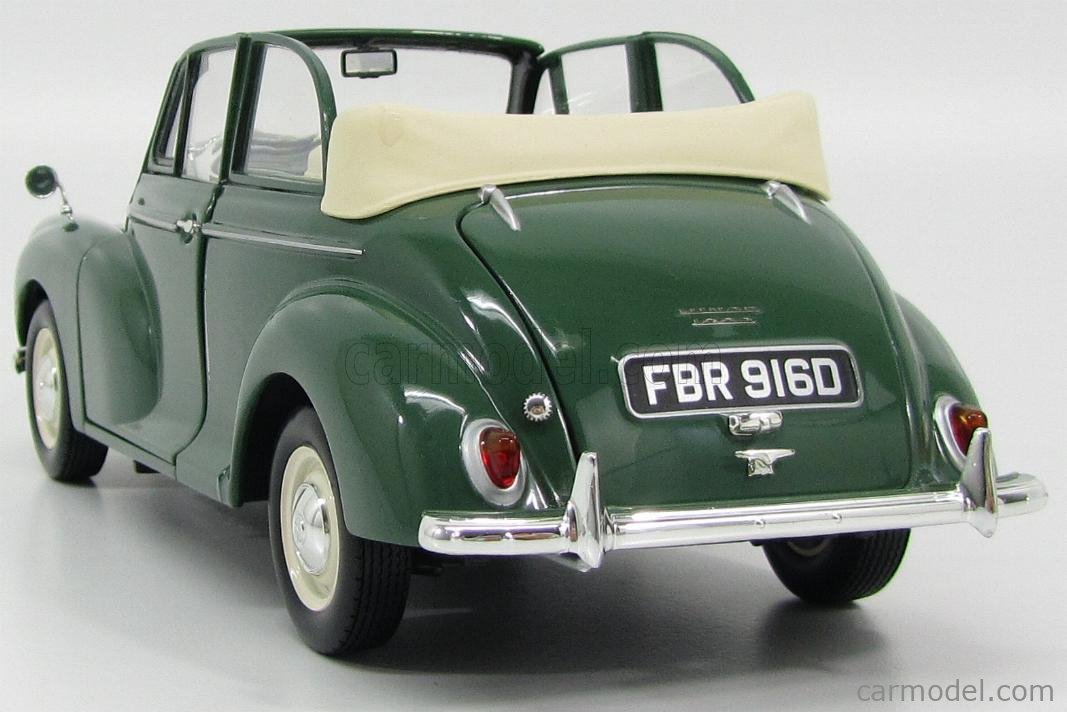 MINICHAMPS 150137031 Scale 1/18 | MORRIS MINOR CABRIOLET RHD 1958 GREEN