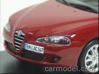 激安大特価！】 1/43 アルファロメオ 147 レッド 2005 AlfaRomeo