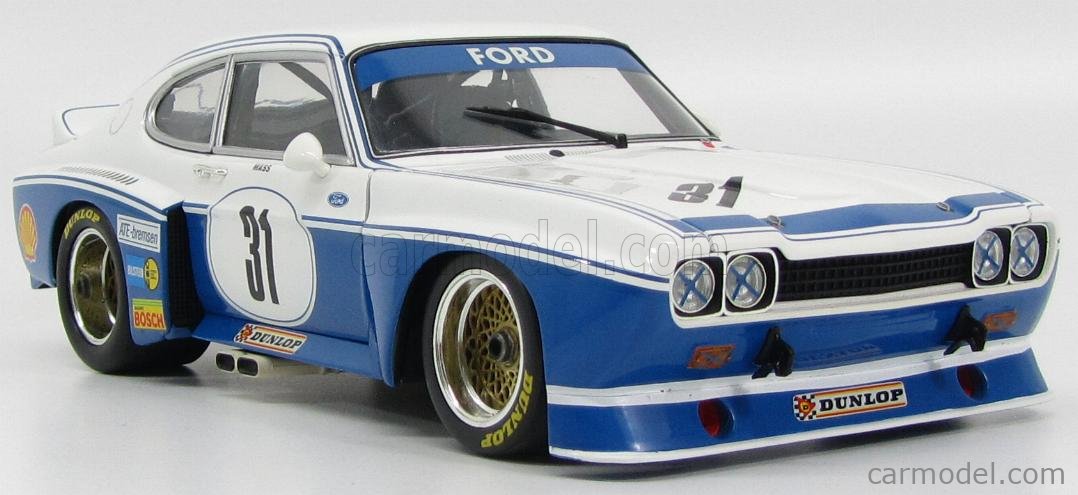 Miniature Minichamps 1/18 - Ford Capri RS 3100 - Hockenheimring DRM 1975 - Modèle 180 758003