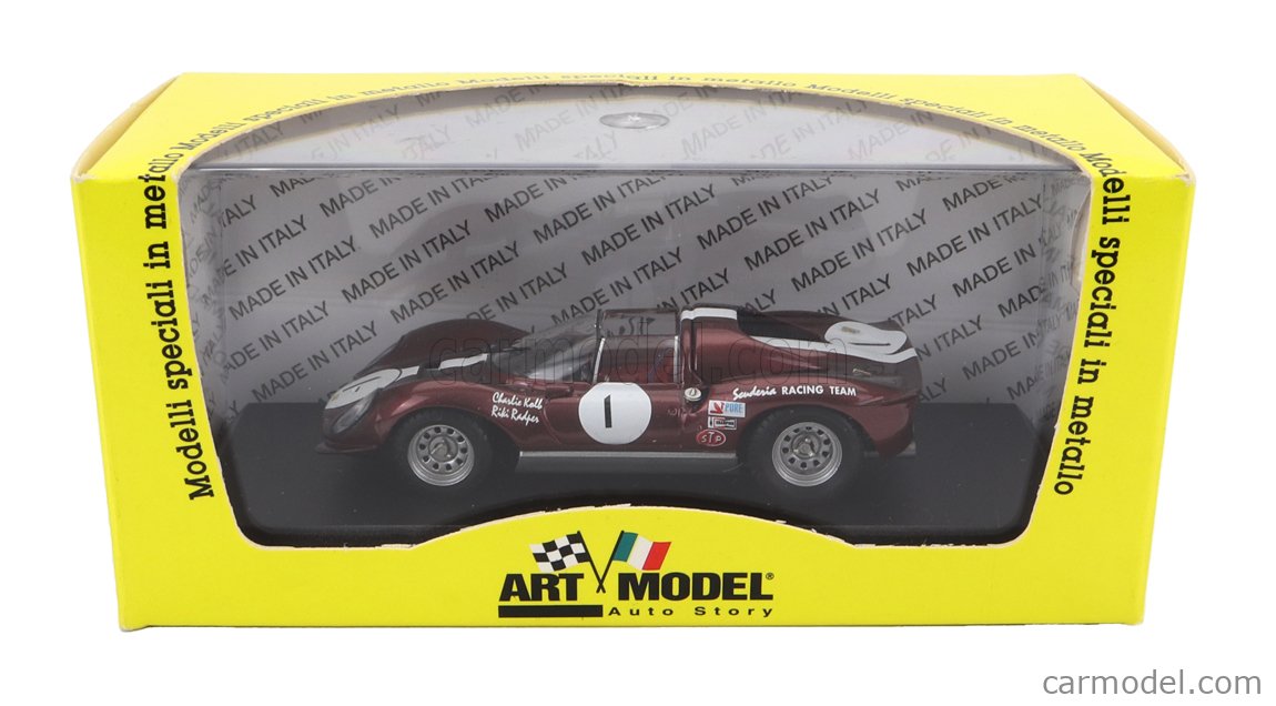 Miniature Ferrari 330 P #95 Bridgehampton 1966 - ART Model 1/43 - Prévente
